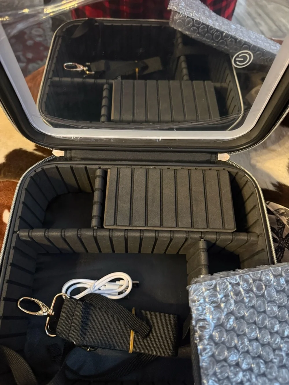 travel Make up bag LED mirror Spiegel